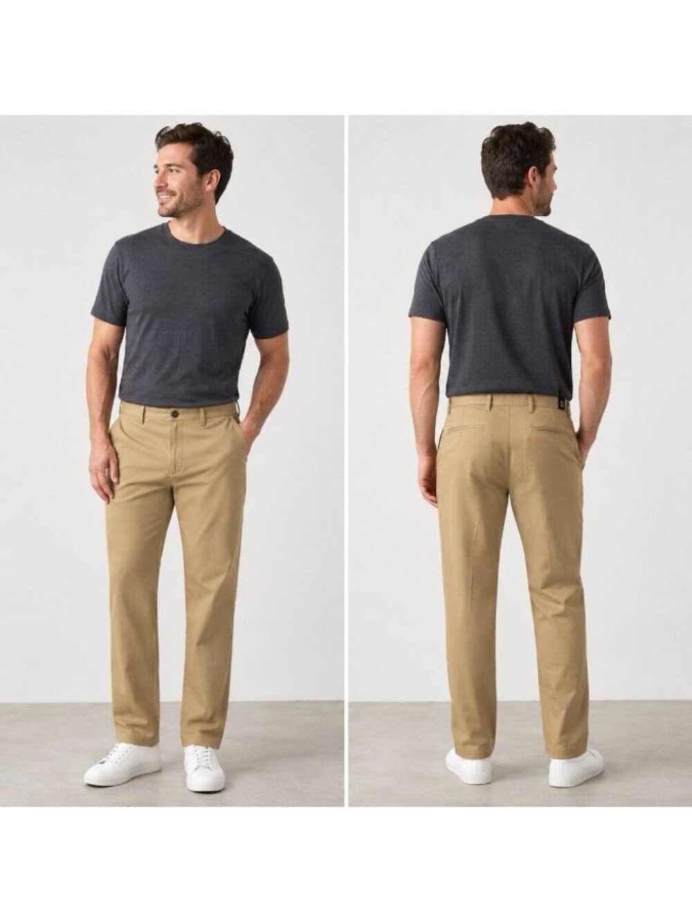 Dockers Workday Khaki Straight Fit Lightweight Pants Men’s 38x30 NWT Flex Waist